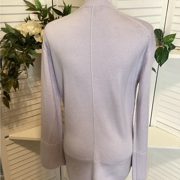THEORY LILAC RIBBED SWEATER SIZE SMALL 1286 - Picture 6 of 8